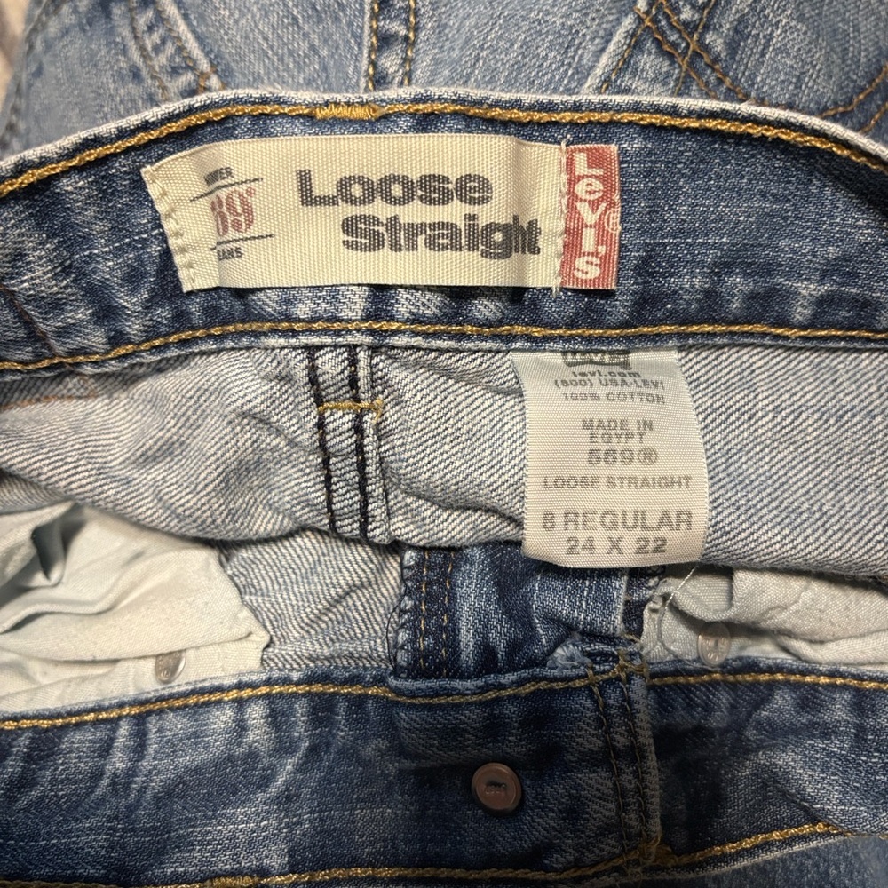 Levi's Men's Light Blue Relaxed Straight Jeans - Picture 2 of 4
